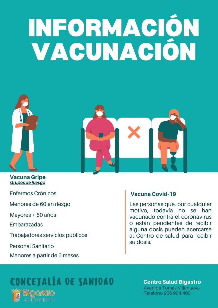Campaña de información sobre la vacunación frente a la gripe